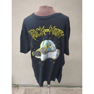 Rick And Morty Graphic Black T-Shirt Mens Size Large Adult Swim